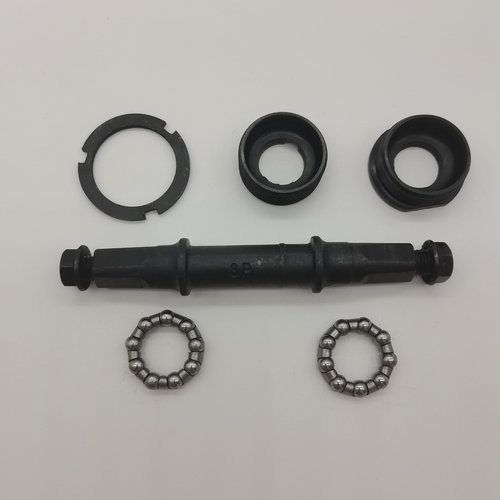 ZZRSDAN 3P Bicycle Bottom Bracket Cycle Crank Axle Square Taper, Bottom Bracket Axle