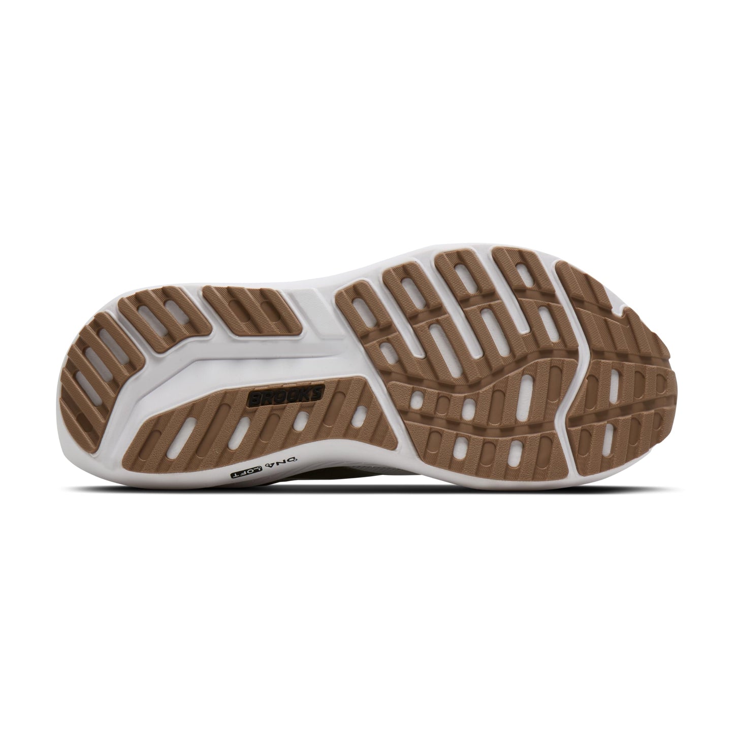 Brooks Men’s Anthem 8 Neutral Running Shoe - White/Black/Tan - 12 Medium