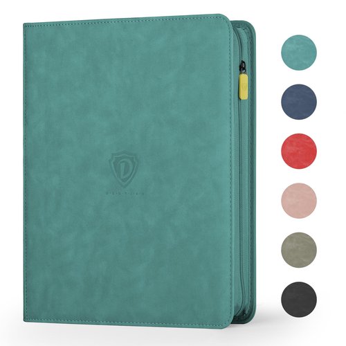 Deoyibu Card Binder with 1024 Cards,16 Pocket Trading Card Binder Includes 32 Page Storage Sleeves,Collection Card Album,Card Holder to Organize and Protect Cards,Green