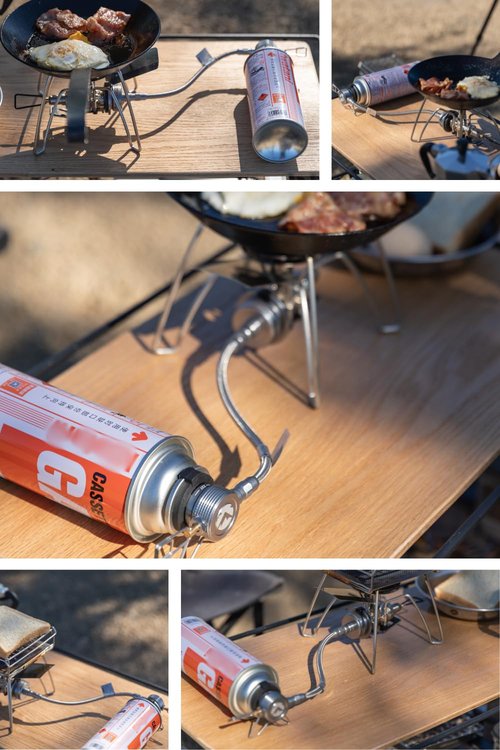 CAMPINGMOON Gas Hose Line for Butane Single Burner Camping Stove Compatible with ST-310 Z37