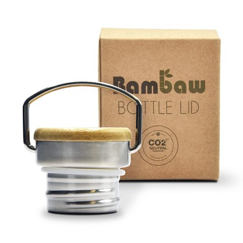 Bambaw Stainless Steel Wide Mouth Lid | Screw Top Replacement | BPA Free