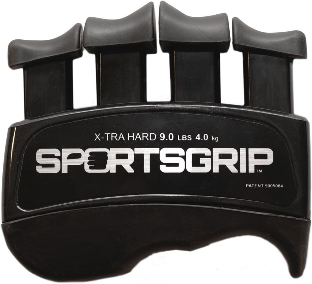 Hand and Finger Exerciser (XTRA Hard - 9lbs / 4.0kg) – Best Ergonomic Finger Strengthener to Improve Grip for All Sport Athletes