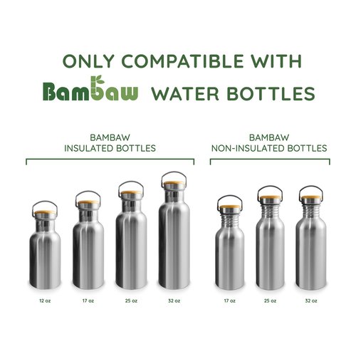 Bambaw Stainless Steel Wide Mouth Lid | Screw Top Replacement | BPA Free