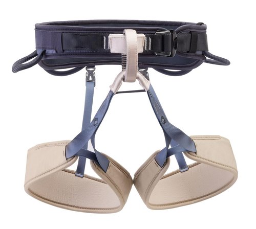 PETZL CORAX LT comfortable, durable harness for a variety of climbing objectives, L, dark gray