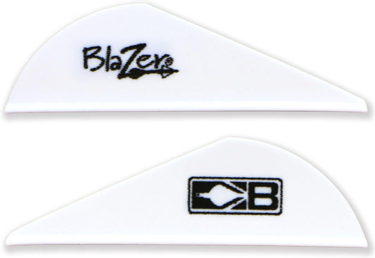 Bohning Blazer Vane (Pack of 36), White, 2"