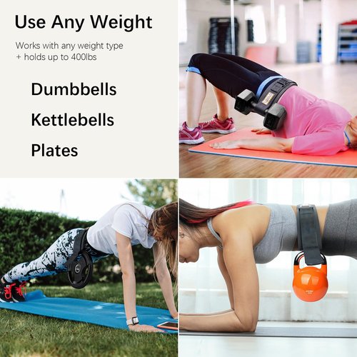 VAIIO Hip Thrust Belt for Dumbbells Kettlebells,Hip Belt Pad for Hip Thrusts,Booty Belt for Hip Thrust,Squats,Lunges,Glute Bridges,Dips Exercise