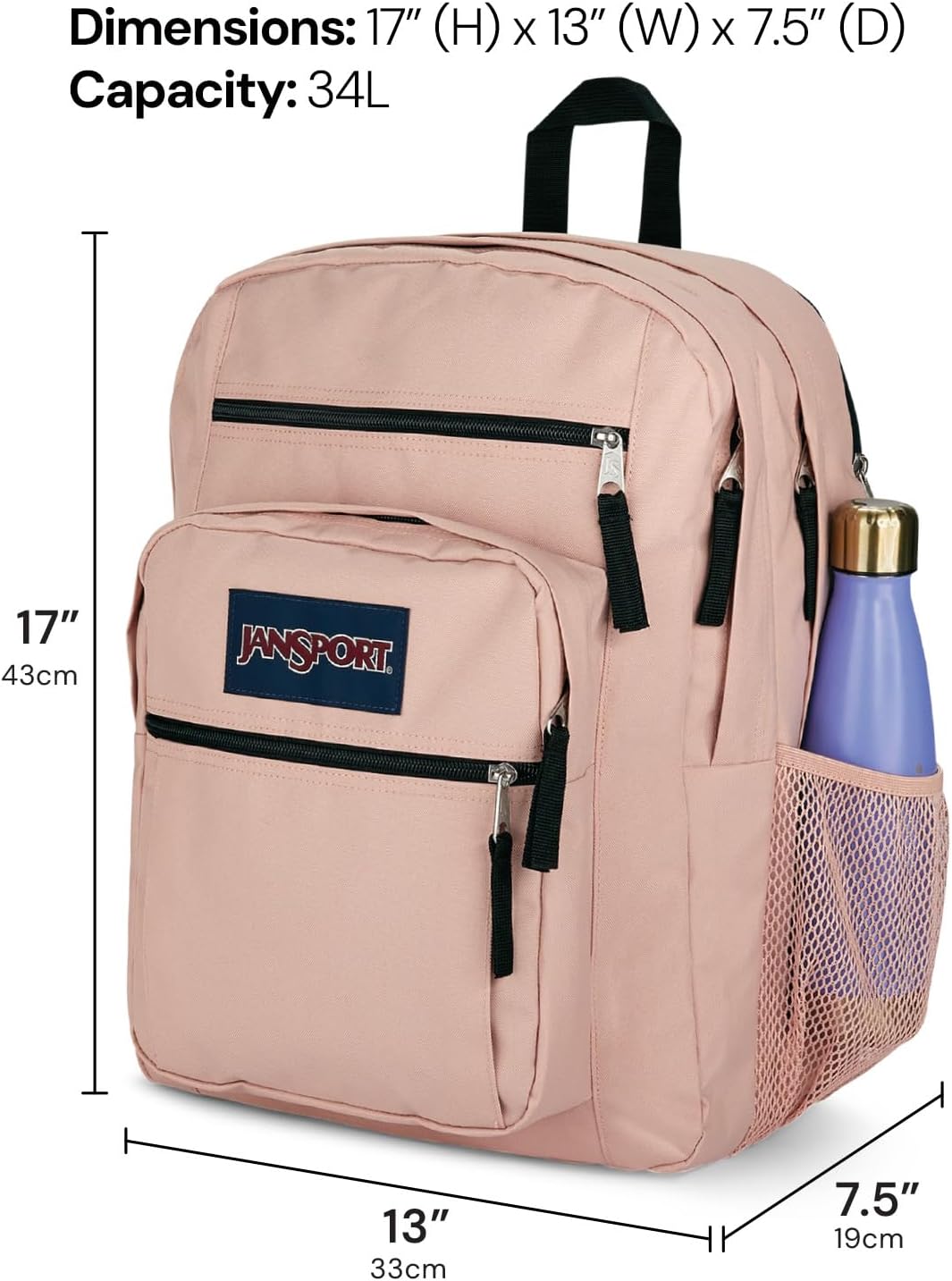 JanSport Laptop Backpack - Computer Bag with 2 Compartments, Ergonomic Shoulder Straps, 15” Laptop Sleeve, Haul Handle - Camo Illusion