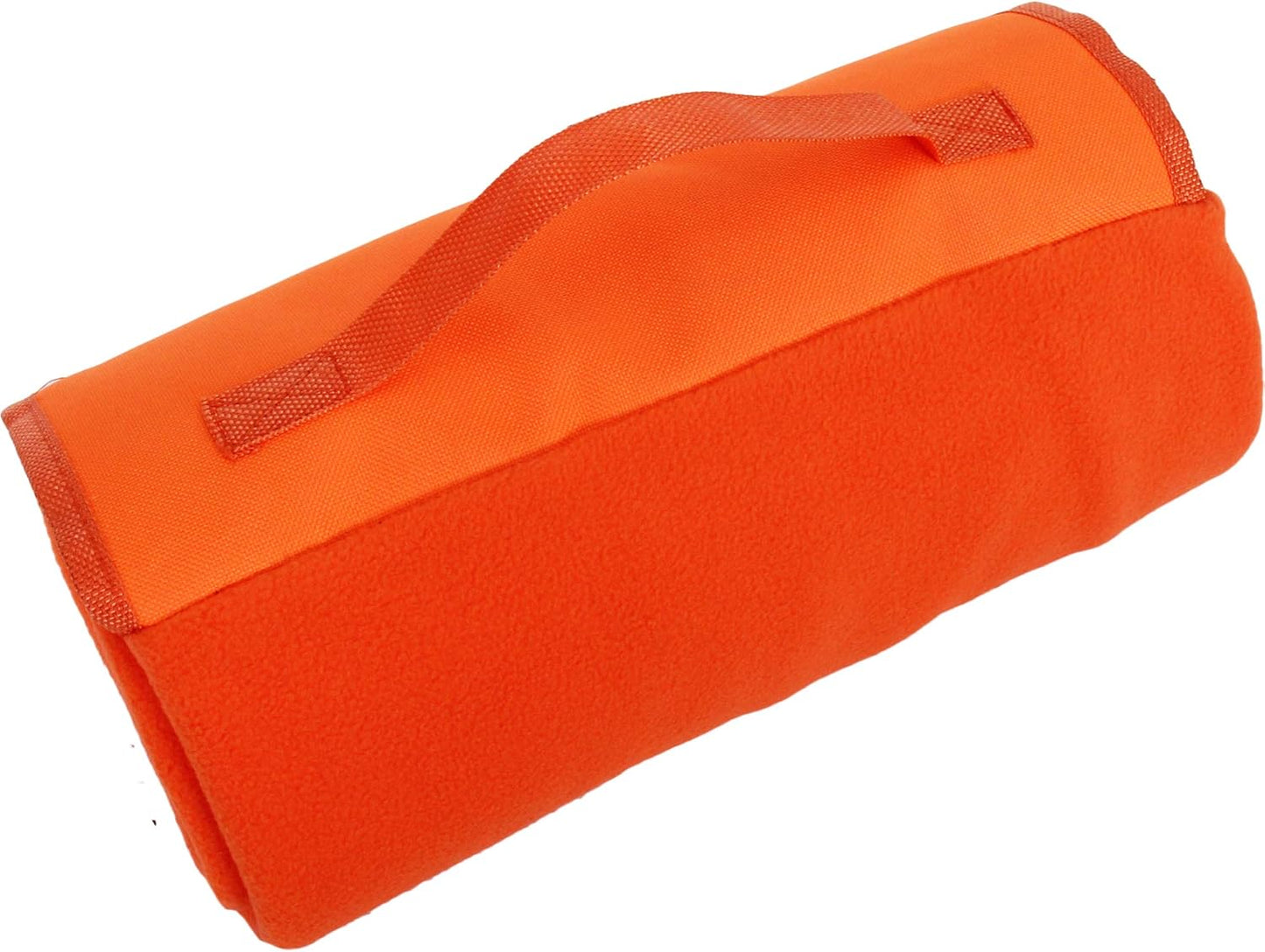 Threadart Portable Sports Stadium Blanket with Carrying Strap | Packable for Travel | Soft Fleece Fabric | 58in x 48in - Red - 5 Colors Available