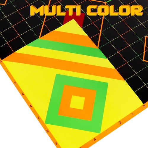 Highwild Sight in Splatter Paper Targets - Splash Effect of Multiple Colors - 12x18 Inch (10 Pack)