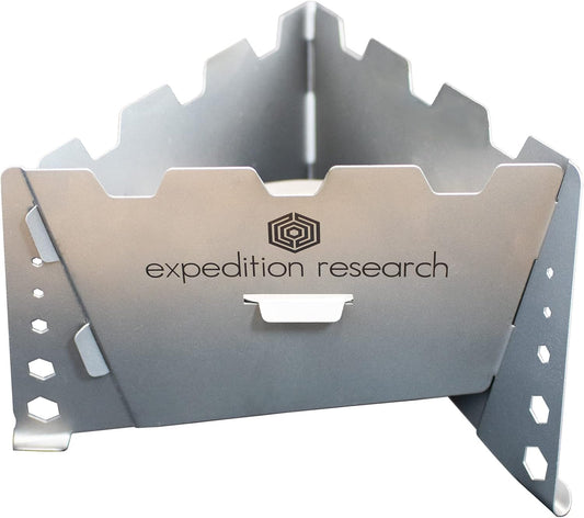 Titanium Solid Fuel Stove - Integrated Wind Shield