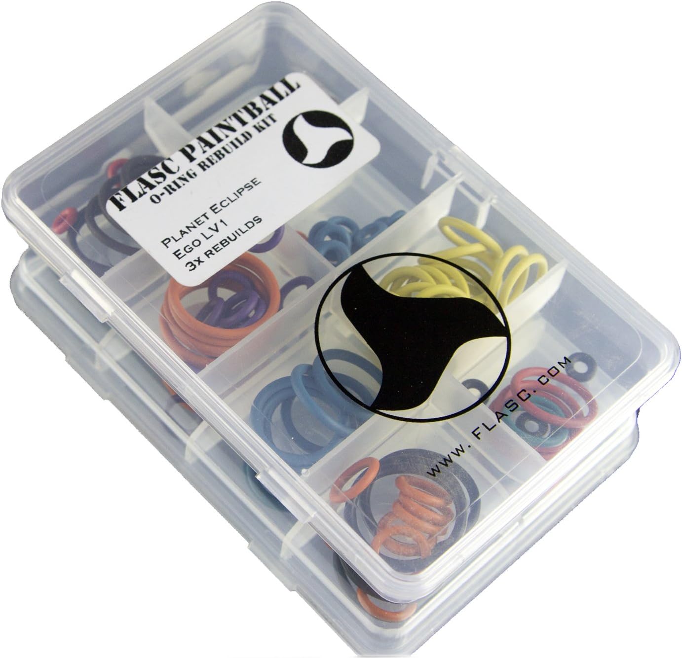 Planet Eclipse Ego LV1 3X Color Coded Paintball o-Ring Rebuild kit