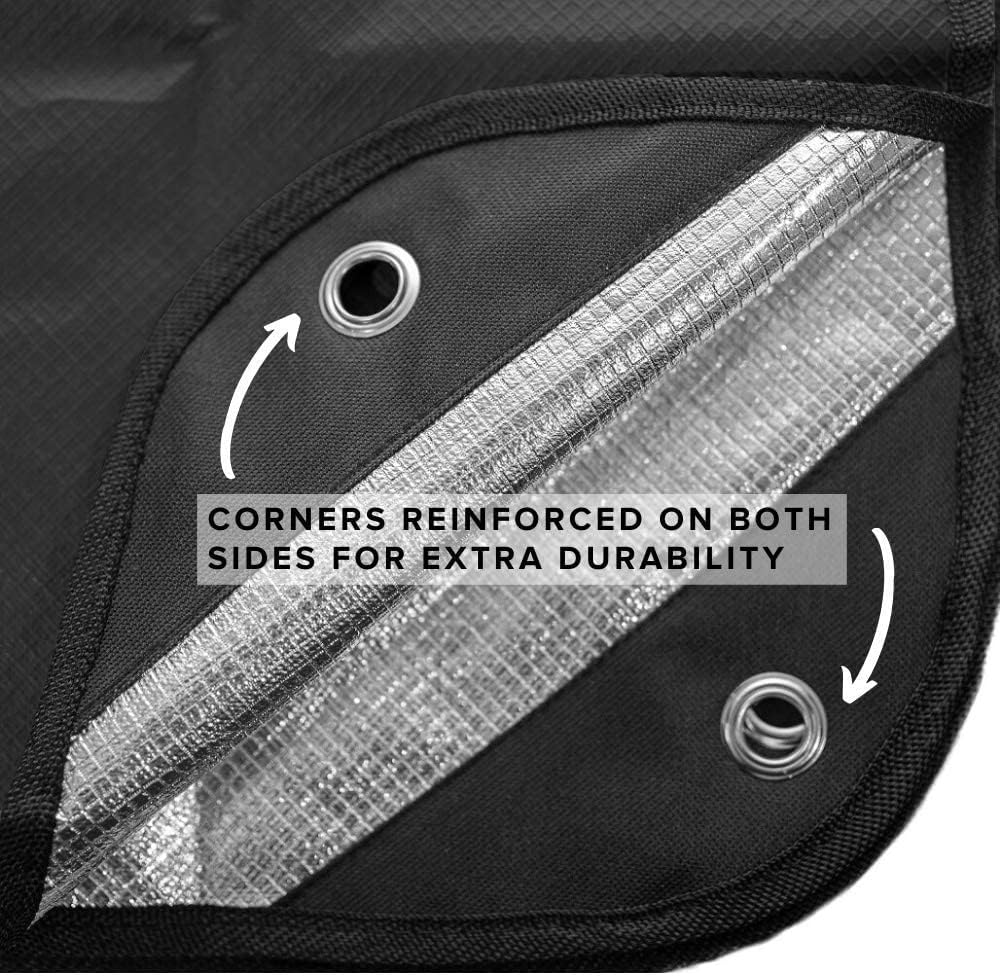 Arcturus Insulated Tarp | Reusable Heavy Duty Thermal Survival Blanket – 60 x 82 inches, Reflects 90% Body Heat, Waterproof, Windproof, 3-Layer Design, Reinforced Grommets, Olive Green