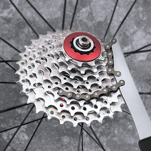 Bike Cassette Removal Tool - Flexzion Chain Whip with Rubber Grip for Shimano & SRAM