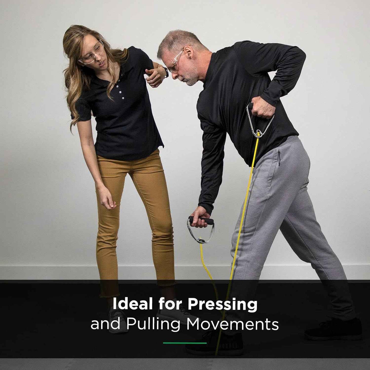 Extra Heavy THERABAND Resistance Tubes - 48 Inch Latex Elastic for Exercise & Rehab