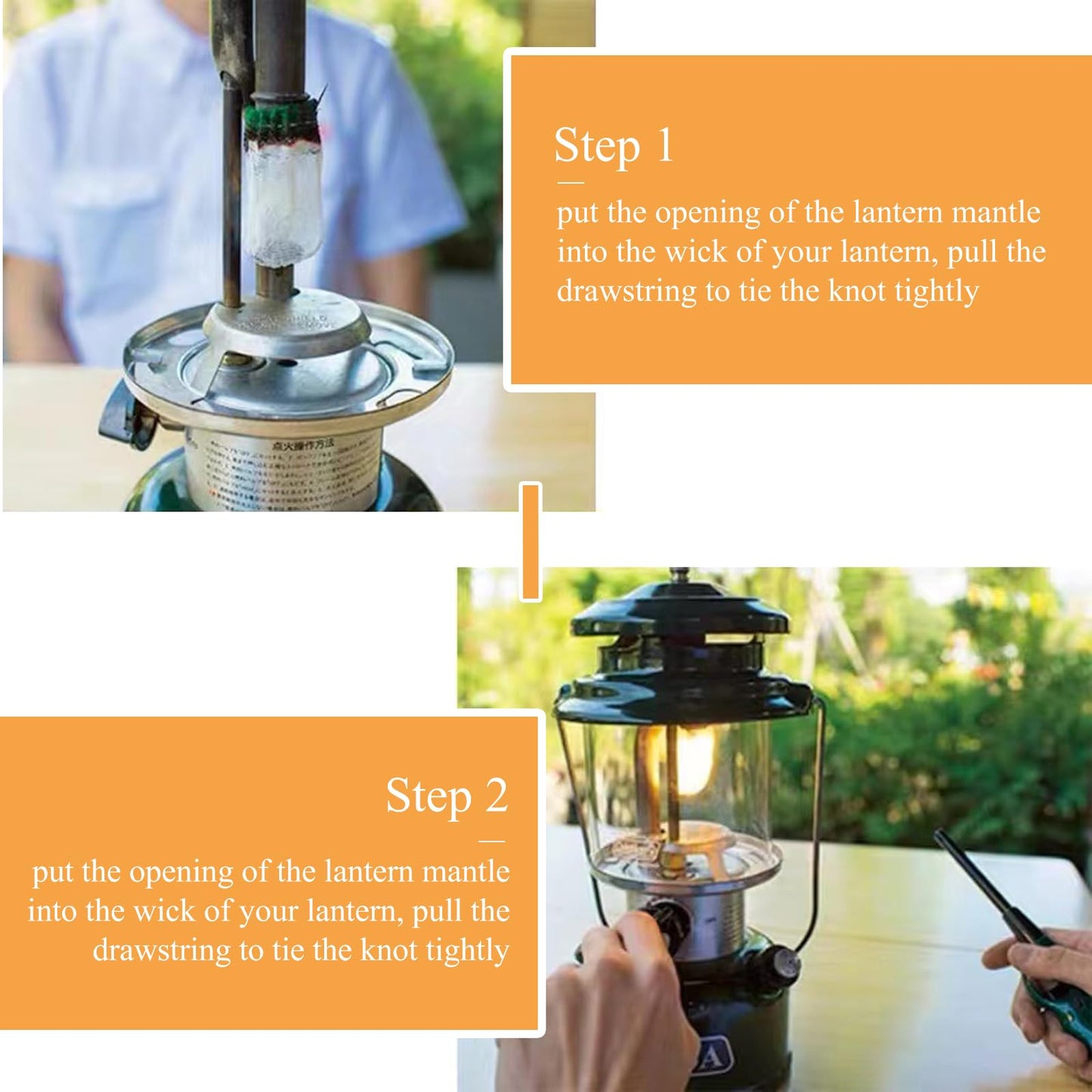 FUYITE 22 Pcs Propane Lantern Mantles, U Shape Mantles for Propane Lantern Gas Lamp Mantles Gas Lantern Mantles Gas Lantern Covers Mantles for Outdoor Camping Lantern, 3.9, grey