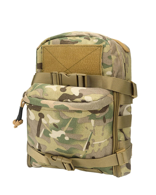 GEEDUD Mini Tactical MOLLE Hydration Pack,Tactical Hydration Backpack,Water Reservoir Bag,Outdoor Water Bladder Carrier Pack for Hiking,Climbing(Multi-camo)