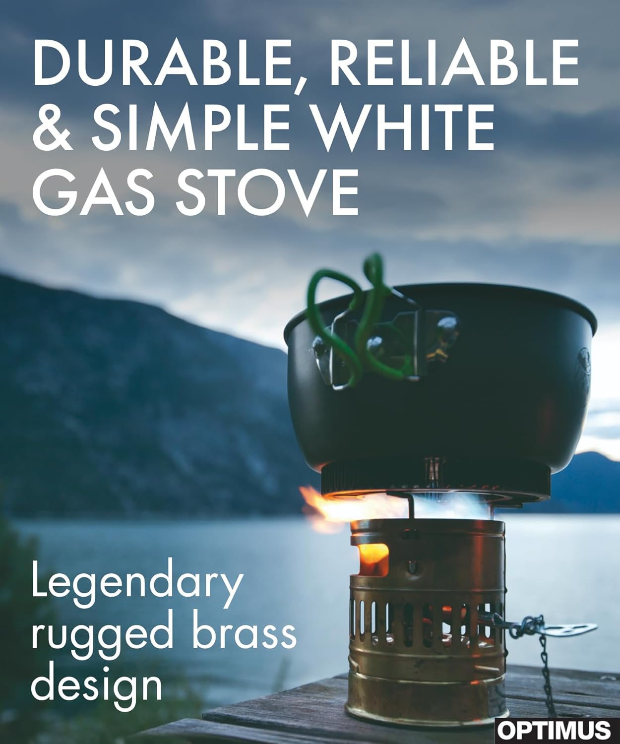 Optimus Svea White Gas Stove for Camping, Backpacking, Light & Fast Climbing