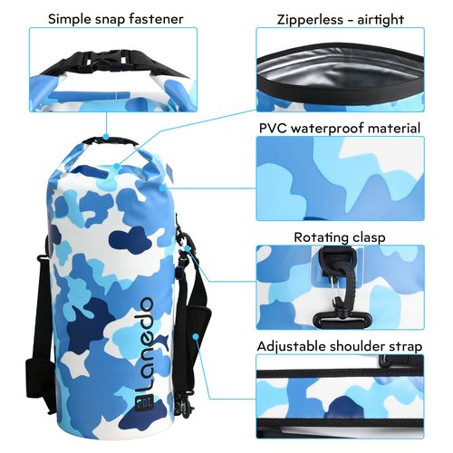Round Barrel Collapsible Backpack Cooler, Waterproof Hands Free Cooler Bag, 24 Hours Cooling, Soft Sided Cooler, Portable Lightweight Travel Camping Beach Lunch Backpack for Men and Women