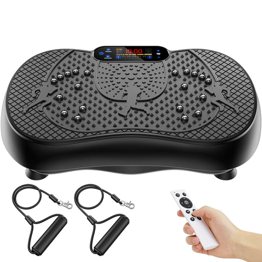 Anyrap Vibration Plate Exercise Machine, Vibration Plate for Lymphatic Drainage, Whole Body Workout Vibrating Fitness Platform, Effective for Weight Loss, Shaping, Toning & Wellness