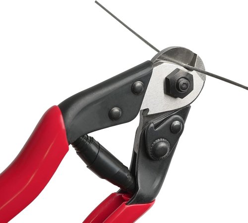 CyclingDeal Heavy Duty - Stainless Steel Cable Wire - Cutter Scissors Repair Tool - Bike Bicycle Brake MTB Cable, Small Hard Wire