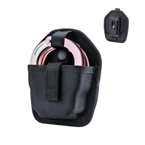 NEXTORCH Tactical Handcuff Pouch Holster Heavy Duty Nylon Case with Belt Clip for Chain Handcuffs and Hinged Handcuffs, Clip on Hand Cuffs Holster Belt Clamp V22 for 1.49-1.96 inch Belt