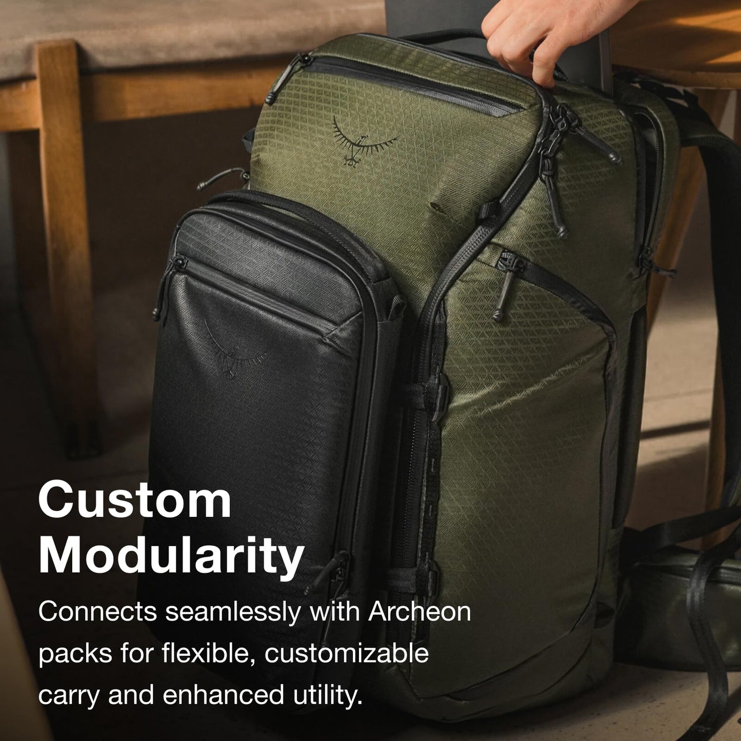 Osprey Archeon 30L Unisex Backpacking Backpack, Black