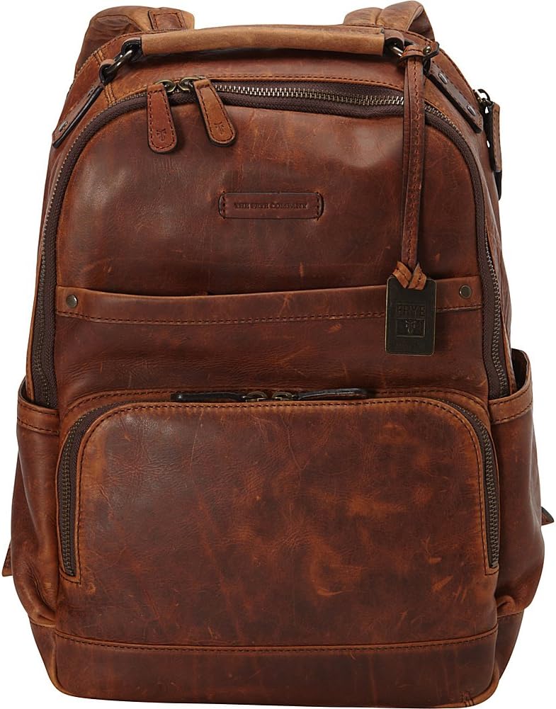 FRYE Logan Backpack Backpack Cognac Antique Pull Up One Size