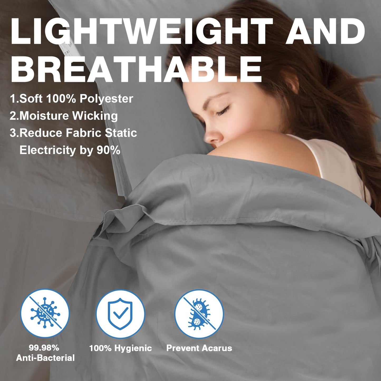 JAICOM Sleeping Bag Liner, Sleep Sack Travel Sheets, Two-Way-Zipper Expose Feet Separately, Lightweight for Single, Backpacking,Hotels & Hostels, Camping, Travel, Business