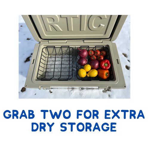 Cooler Basket for RTIC 65 Qt - Compatible with Dividers and Other RTIC Cooler Accessories