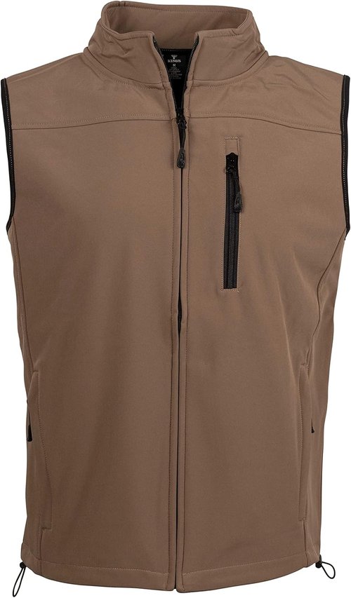 Men's Soft Shell Hunting Vest - King's Camo Outdoor Gear for Hunters