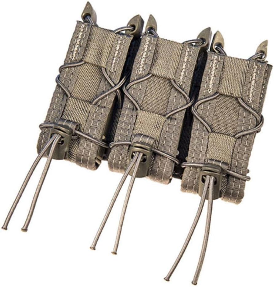 Triple Pistol Taco MOLLE Mag Pouch - Tactical Magazine Holder for Police & Military Gear