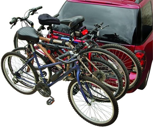 Draw-Tite 63124 Eclipse Black 2-Inch Sq. 4 Bike Carrier