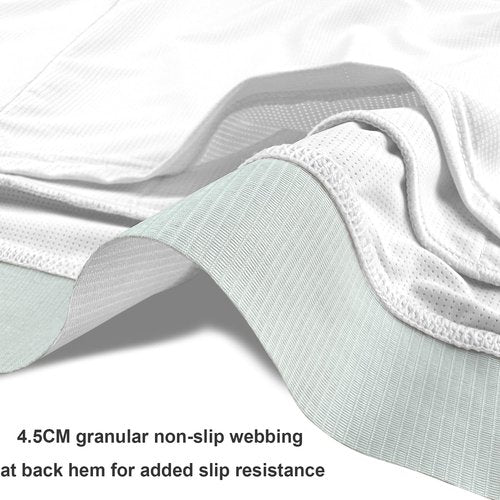 Wulibike Cycling Jersey Men Short Sleeve, Road Bike Jerseys Half Zipper with Pockets, Bicycle Clothing Breathable Quick Dry 2 Pack White+Blue M