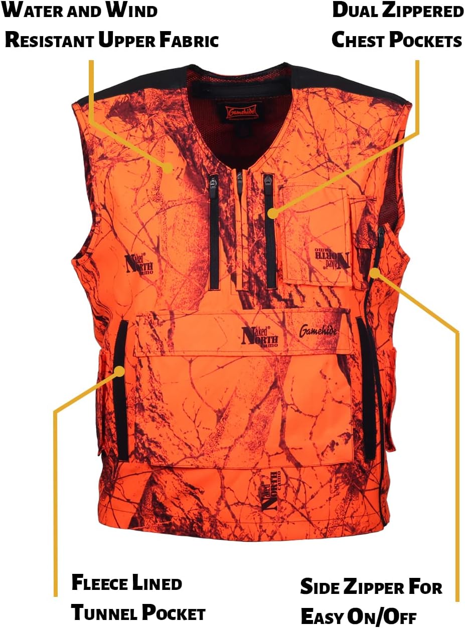 Gamehide Mountain Pass Extreme Big Game Blaze Deer Hunting Vest