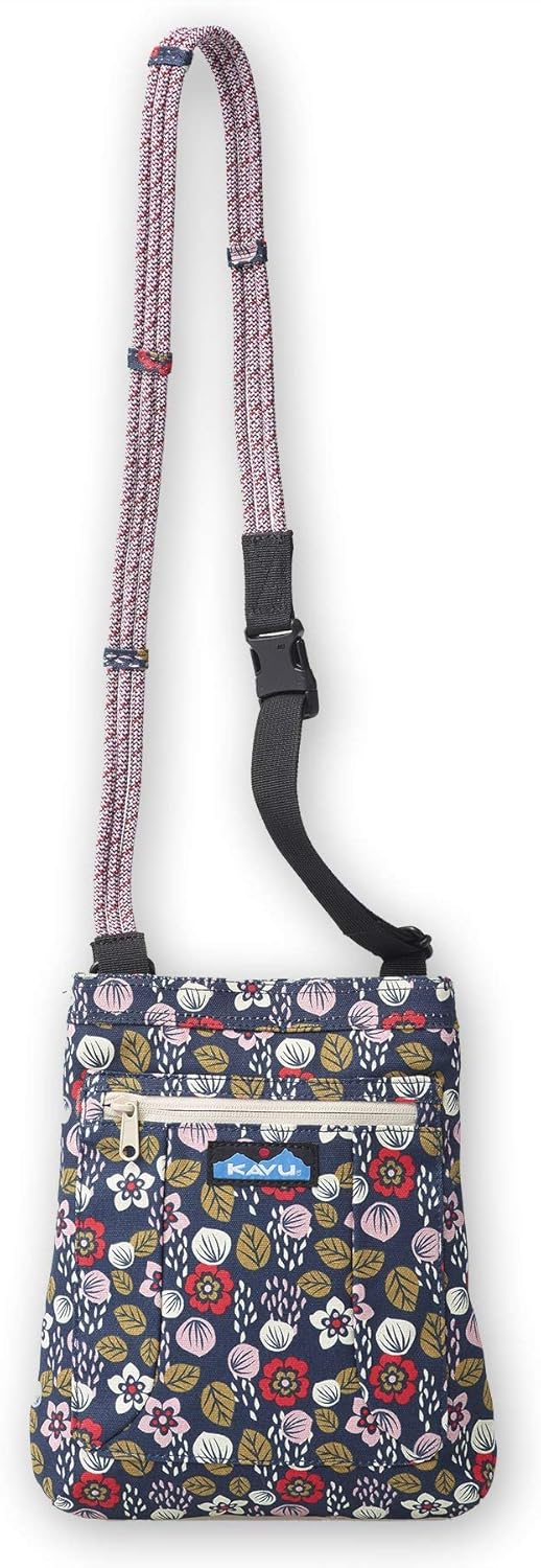 KAVU Keepalong Semi Padded Sling Canvas Rope Crossbody Bag