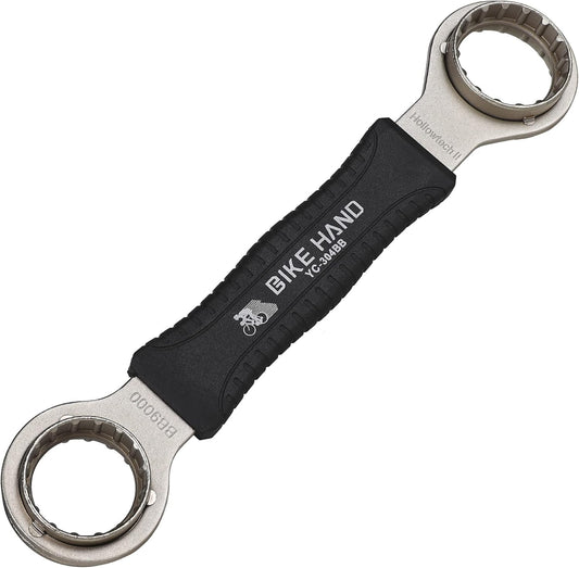 BikeHand Bicycle Bottom Bracket Tool - Compatible with Shimano Hollowtech II/BB9000, BBR60, M8000, Sram Dub, Truvativ GXP, FSA Mega EVO or Campagnolo Ultra-Torque