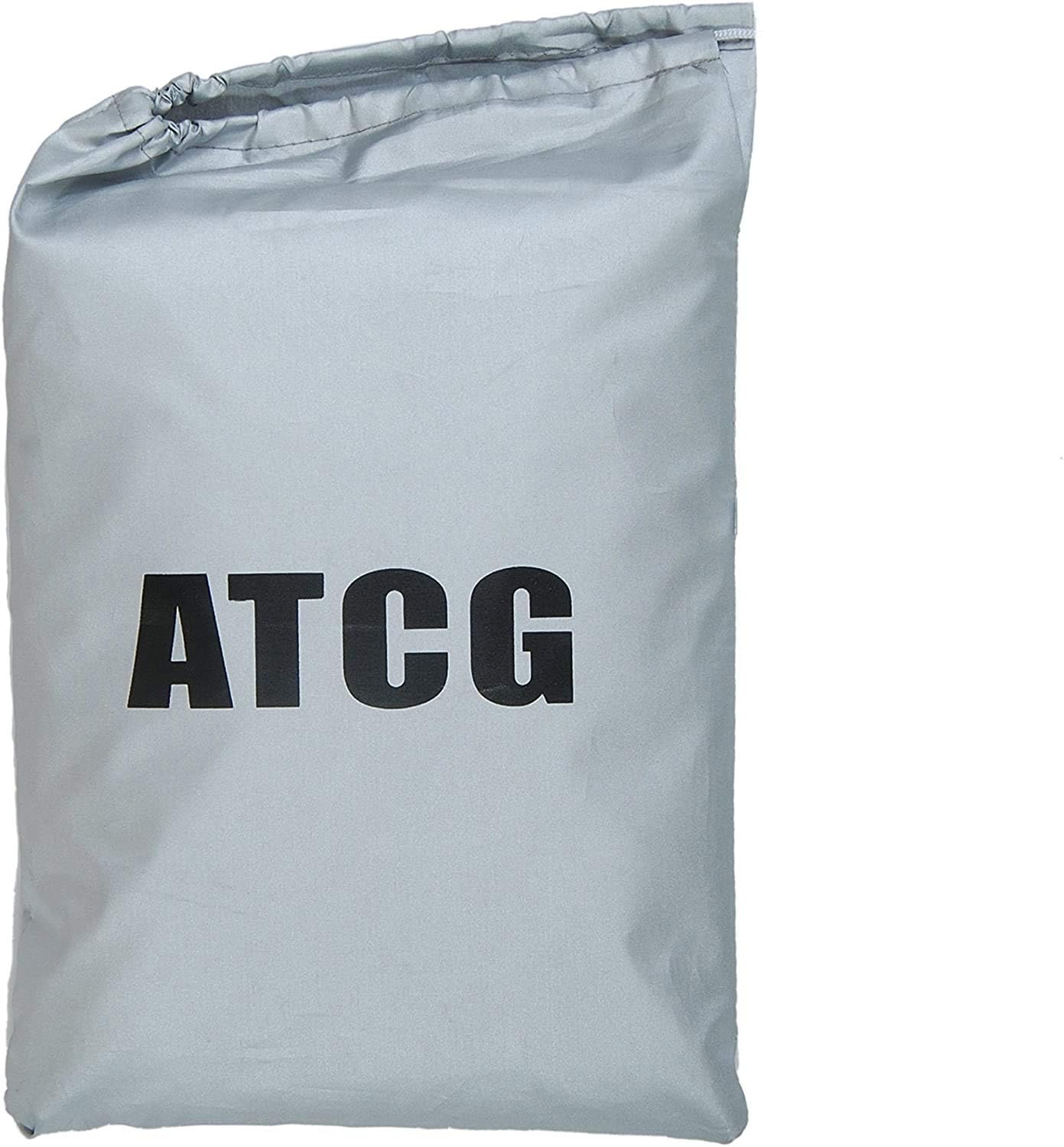 ATCG Bike Cover 190T Nylon Waterproof Bicycle Cover for 20" Bike, Kid's Bike Outdoor Storage with a Bag, S