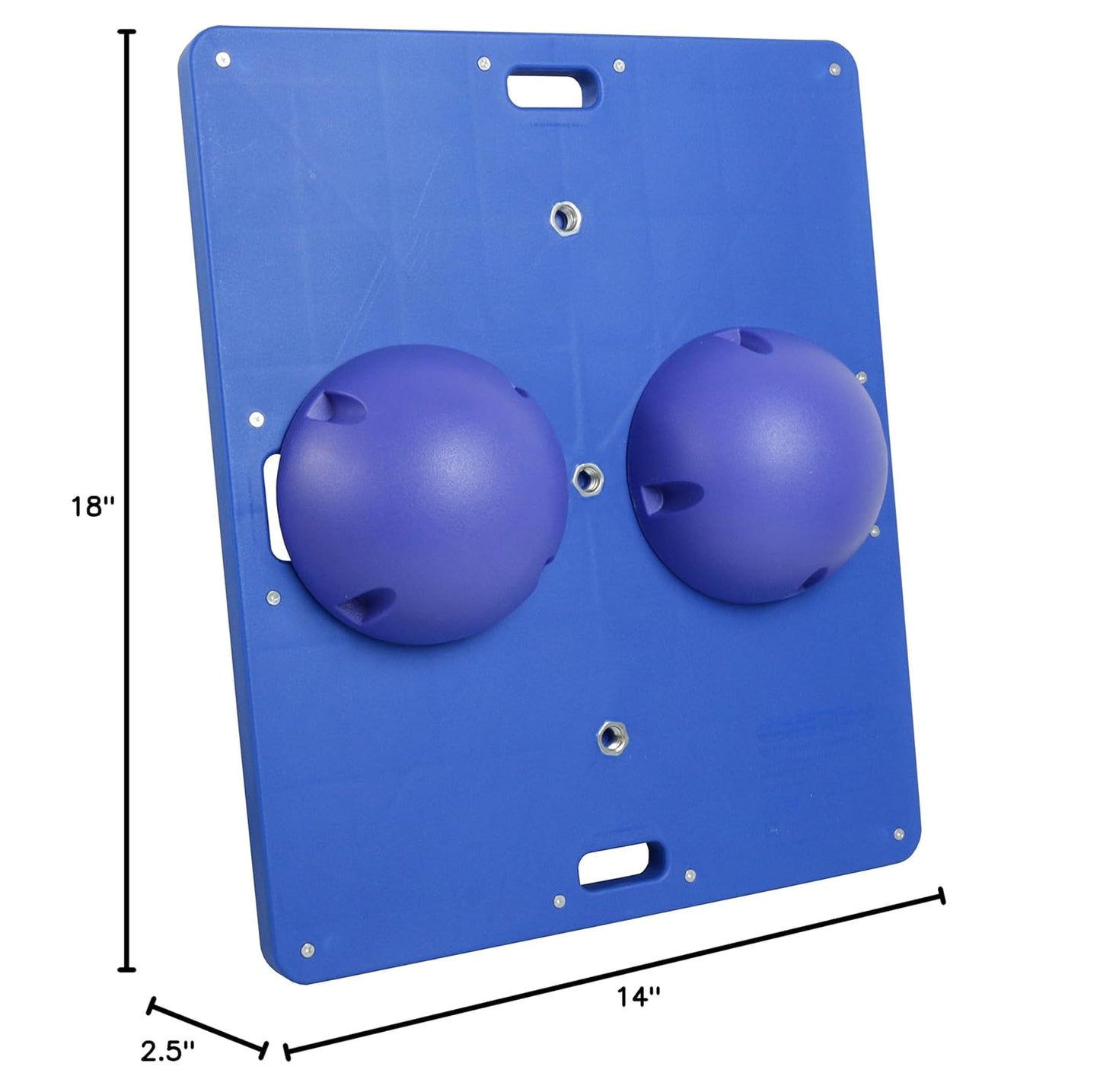 CanDo Balance Board 14x18 Inch, 2.5 Inch Height, Blue