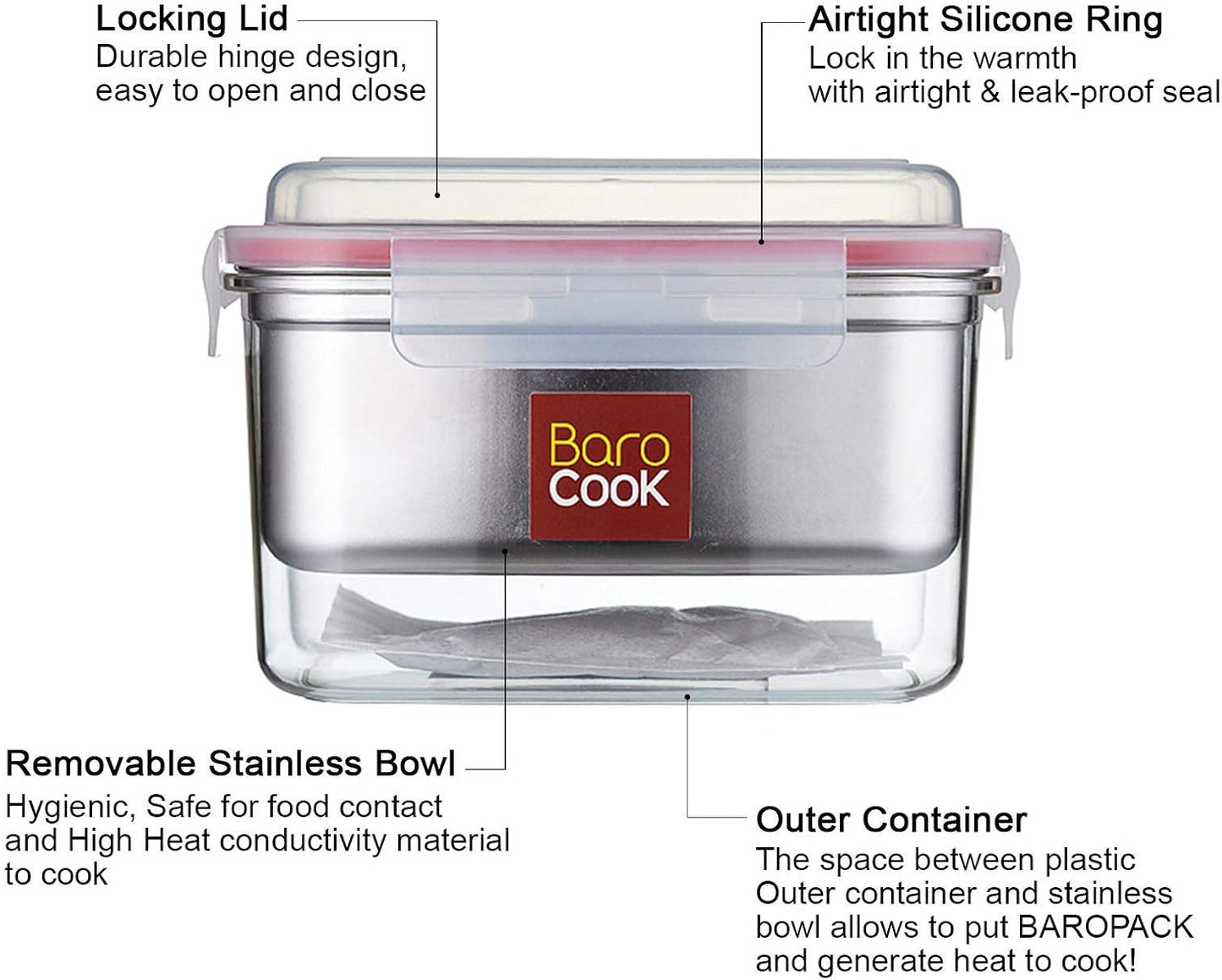 Rectangular Flameless Cookware System