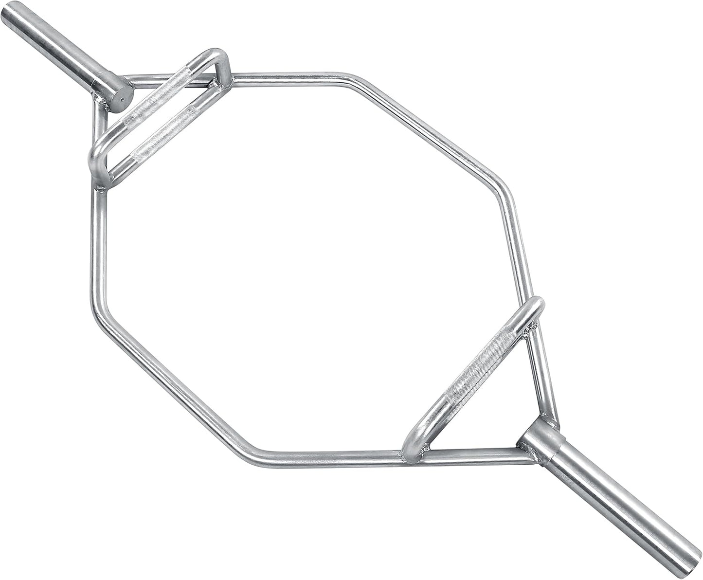 HulkFit 2-Inch Olympic Trap Bar Hex Bar Weightlifting and Strength Training Exercise Equipment for Home Gym Light Commercial Gym - Deadlifts, Squats, Rows, Bench Press and Farmer Carries, Multicolor