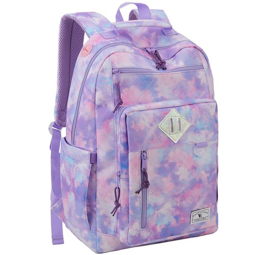 VX VONXURY Backpack for Men Women,Lightweight Bookbag with Mulitiple Pockets,Classical Water Resistant Travel Backpack