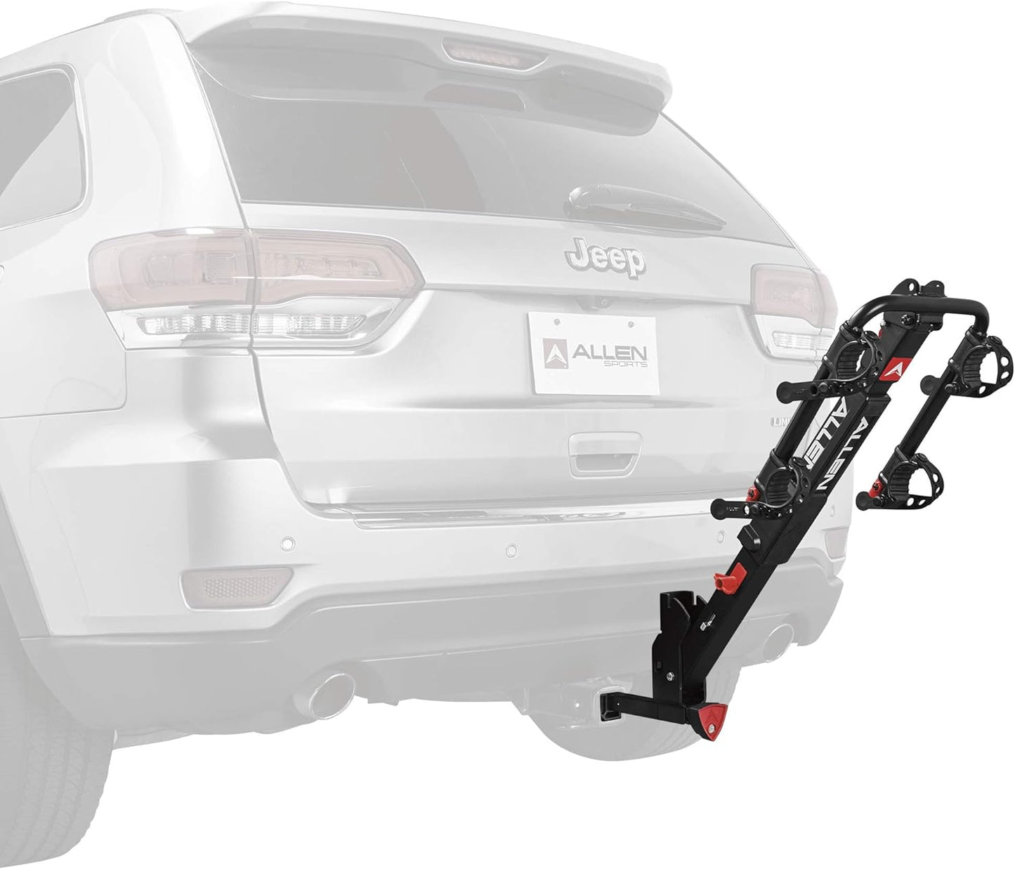 Allen Sports Deluxe 2-Bike Hitch Mount Rack , Silver/Black (522RR)