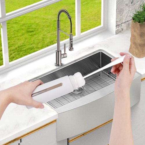 Long Handle Stainless Steel Water Bottle Brush Set, Water Bottle Cleaning Brush Straw Brush, Suitable for Sports Water Bottles, Thermos pots, Coffee Cups