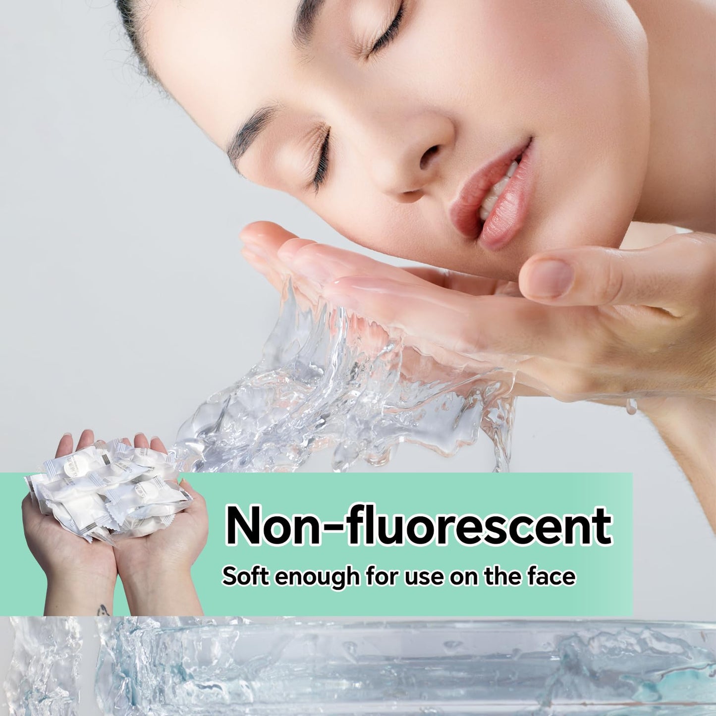 Illidi 80PCS Compressed Towels, Disposable Tablet Tissues, Portable Mini Cotton Sheets for Travel, Camping, and Outdoor Activities