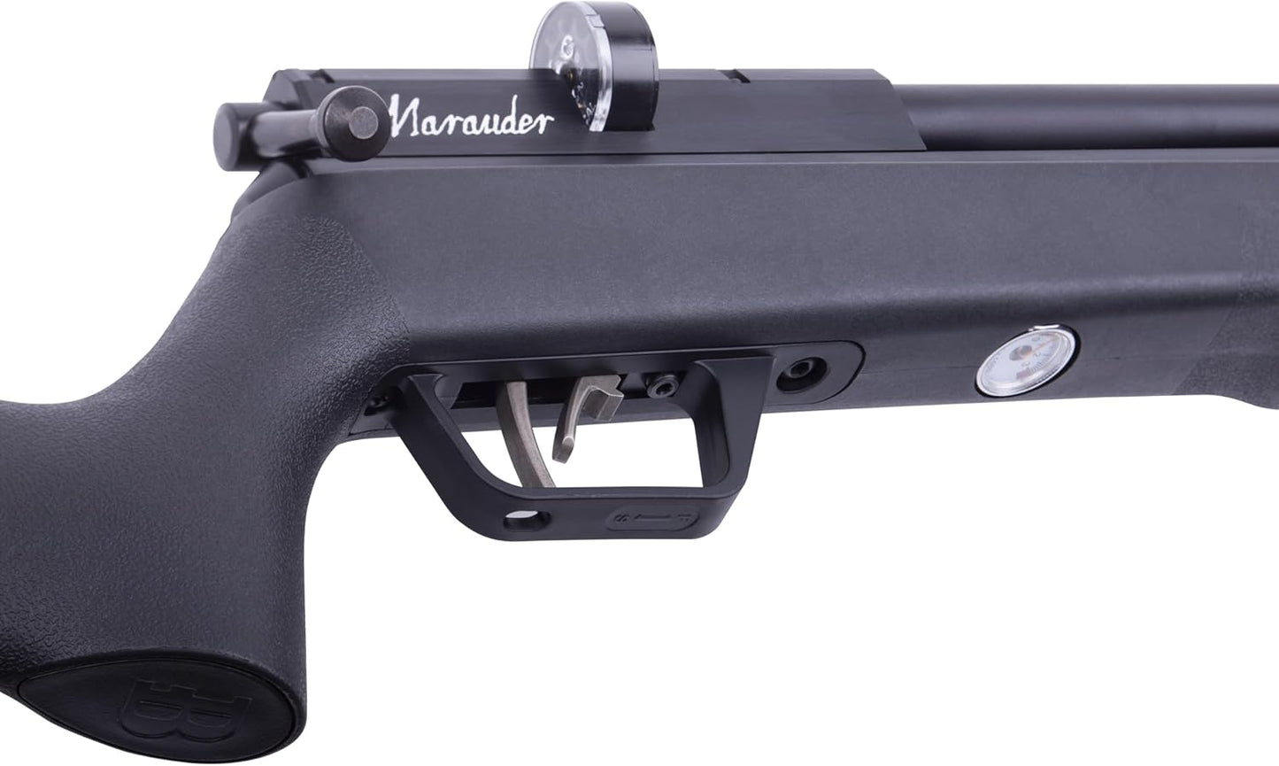 Benjamin Marauder Synthetic Stock PCP-Powered Multi-Shot Bolt-Action Pellet Hunting Air Rifle