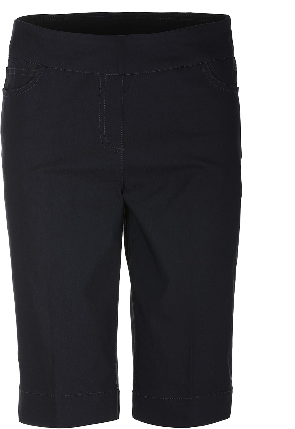 SLIM-SATION Women's Golf Wide Band Pull On Short with Real Pockets