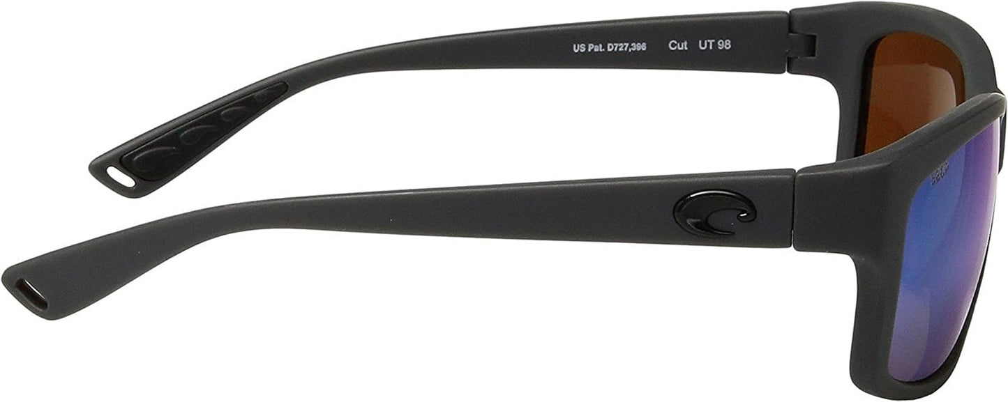 Costa Del Mar Men's Cut Rectangular Sunglasses