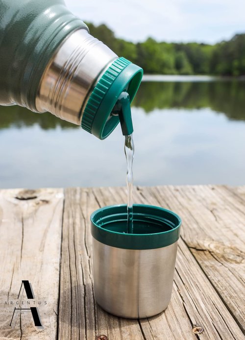 Thermo Stopper Pico de Mate Replacement Part For Stanley Classic Vacuum Insulated Wide Mouth Bottle Thermoss (1.1QT, 1.5QT, 2QT) (Green, Set of 1)