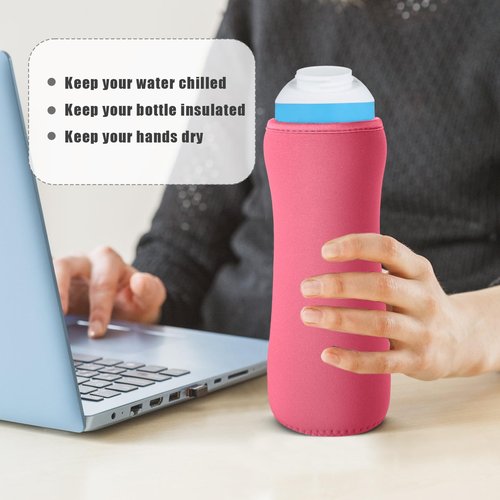 PEUTIER 2pcs Sleeve for Cirkul Water Bottle, 22oz Water Bottle Sleeve for Cirkul Plastic & Stainless Steel Bottle Neoprene Insulated Water Bottle Cover for Retaining Temperature