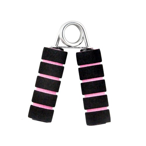 Pro Impact Hand Grip Wrist Strengthener/Grip Strength Trainer for Home Workout/Finger Exercise/Forearm Stretcher/Stress Relief- Adjustable Resistance, Heavy Duty, Non-Slip (2 Pieces) (Pink)
